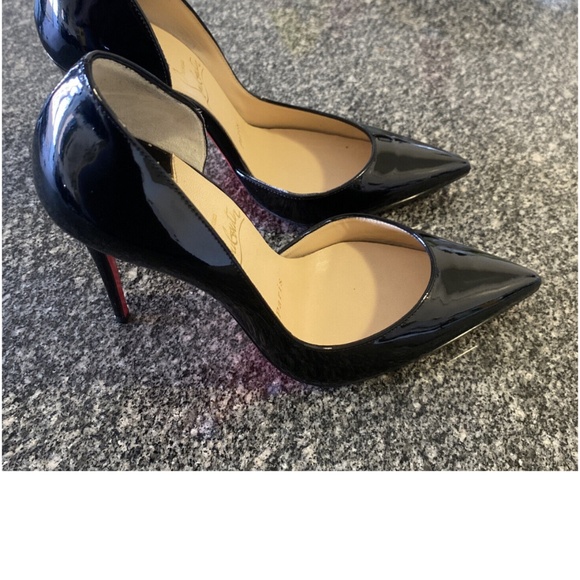 Black Christian Louboutin 36.5 Iriza 85mm barely used! - Picture 4 of 15
